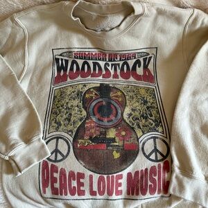 Woodstock Graphic Sweatshirt Women’s Size Small